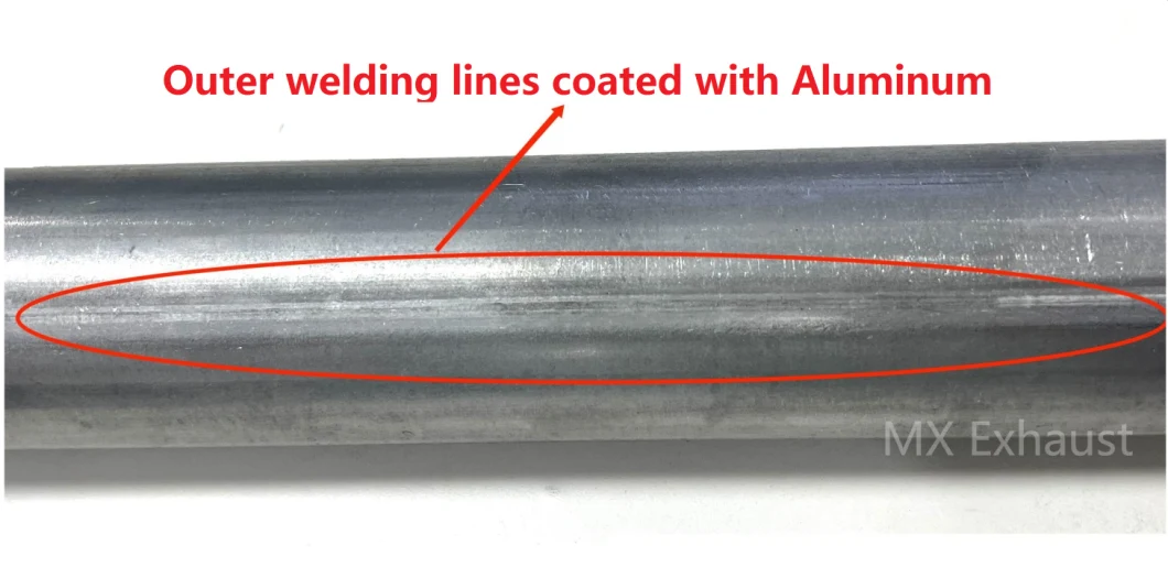 Dx53D/SA1d High Quality Aluminized Steel Tube as 120g Application for Exhaust System/Exhaust Muffler Pipe