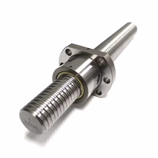 15 anos de oferta profissional de fábrica chinesa Material CF53 Tolerância C7 Extremidade de eixo de fuso de esferas usinada Parafuso de esferas de movimento linear