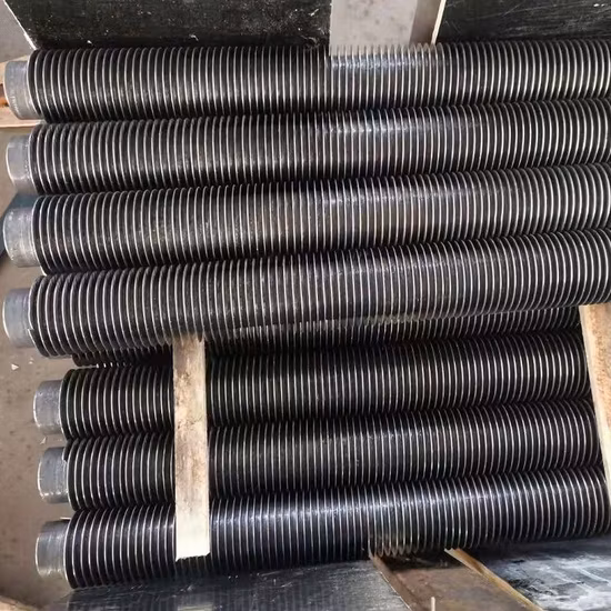 China Preço de fábrica Alta Qualidade Freqüência Industrial Refrigeração e Aço Inoxidável Soldado Helicoidal Extrudado Aleta Espiral/Placa Aletada Brasada Trocador de Calor Tubo