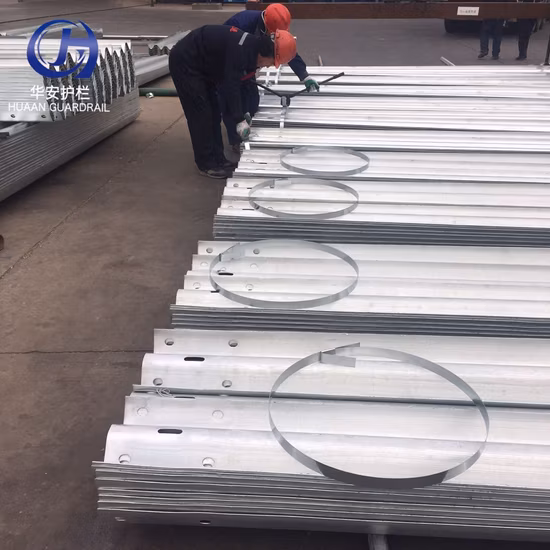 Aashto M180 Guarda-corpo Galvanizado Rodoviária Vigas de barreira contra colisão
