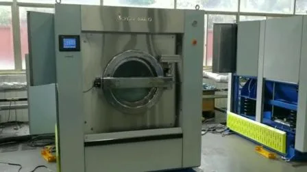 Extratora de Lavadora Industrial Automática Alta de 100kg para Lavanderia